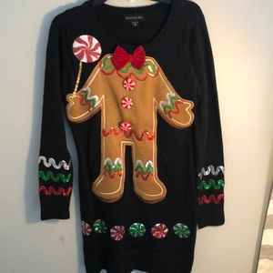 Gingerbread Man Christmas Sweater
